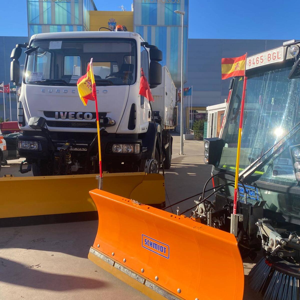 120 toneladas de sal listas por si nieva en Guadalajara