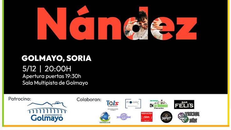 Polo Nández Concierto en Golmayo (Soria) con Stage Los40 - Polo Nández promete hacer vibrar a Golmayo