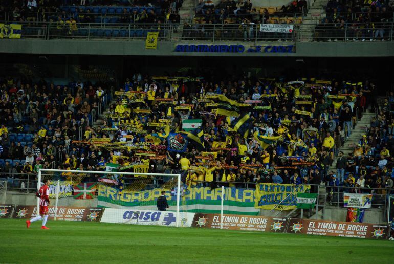 Una de las gradas del Estadio Carranza