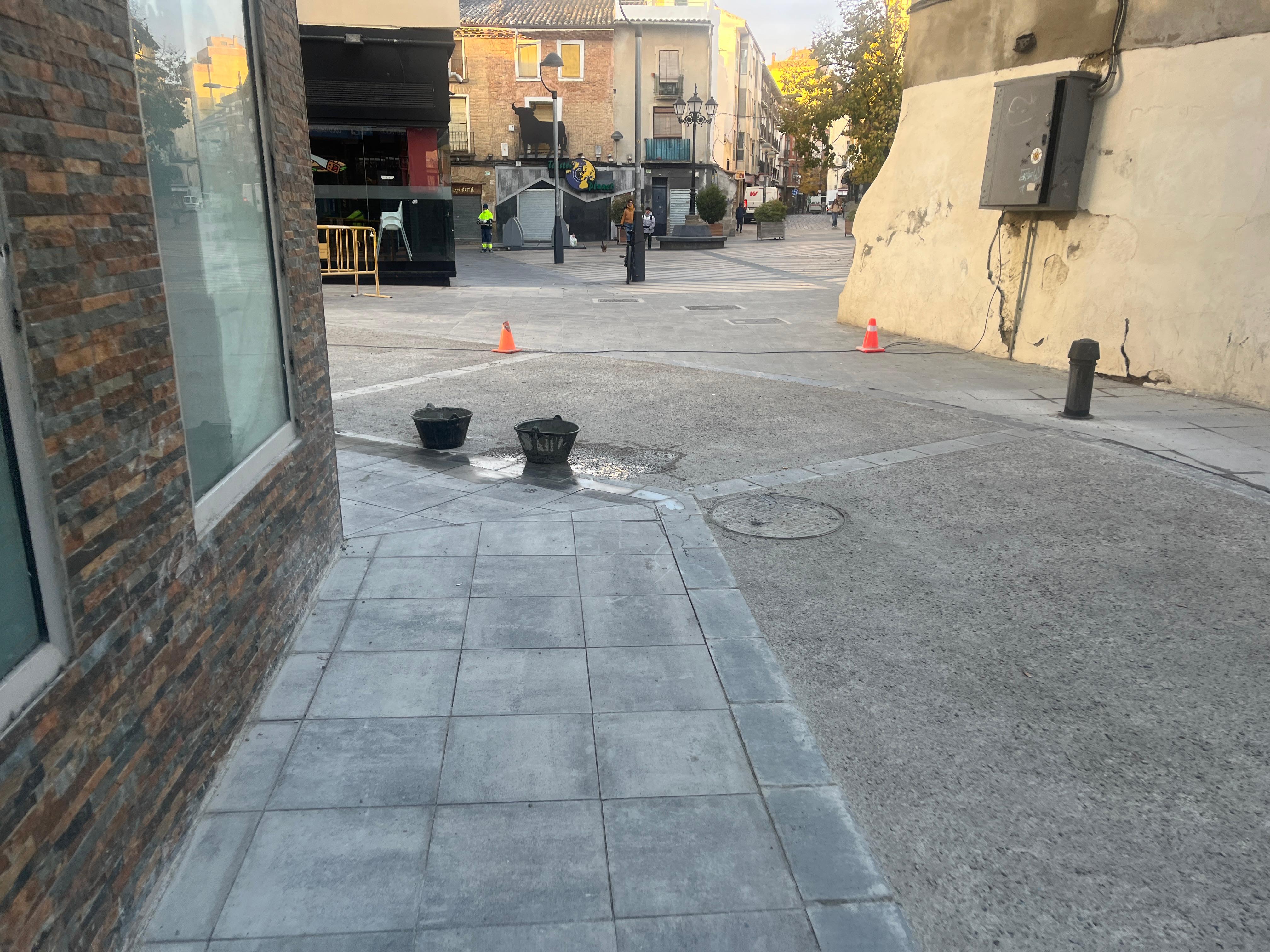 Así estaba la zona este lunes por la mañana