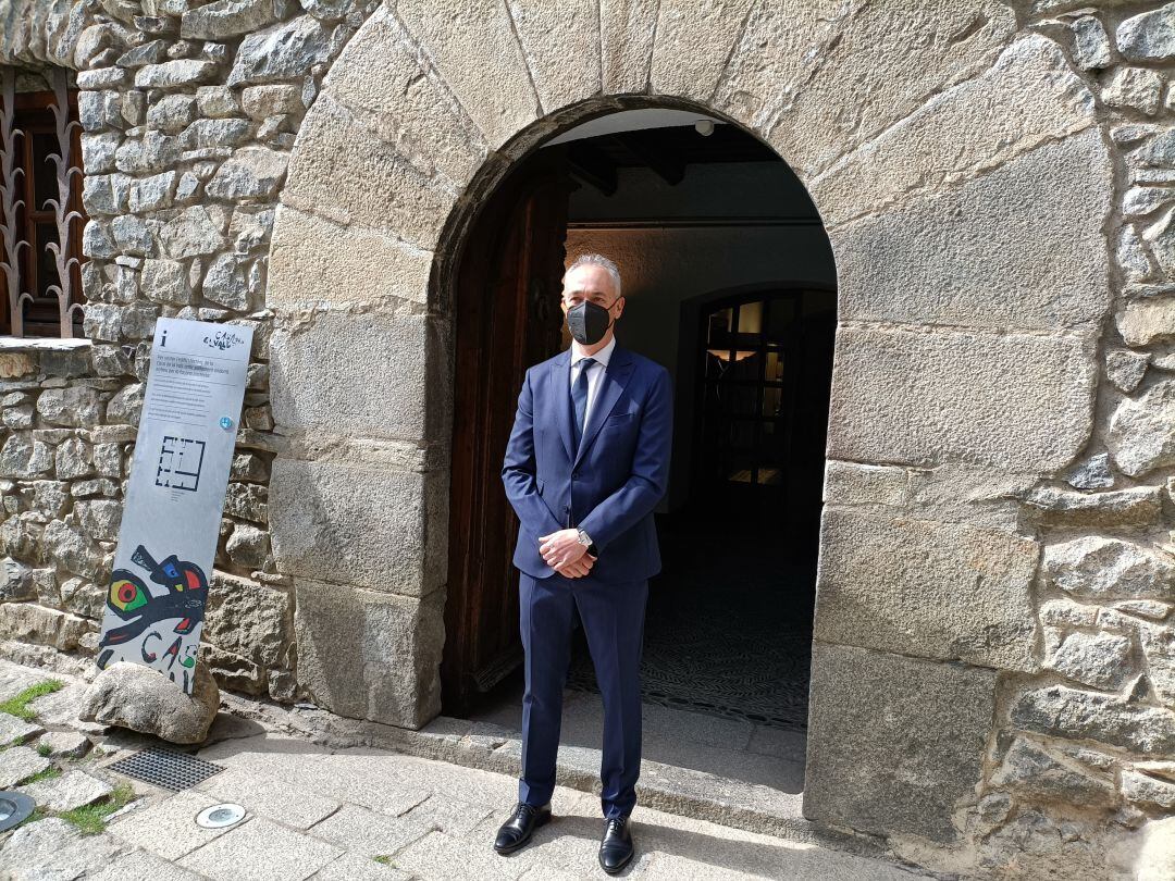 Jordi Junyer, un dels notaris que ha jurat avui.