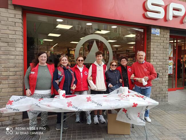 Voluntarias de la Cruz Roja en Villena