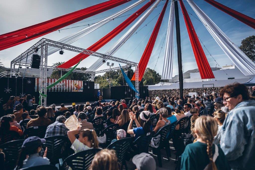 Uno de los espectáculos de la XVIII edición del Festival Internacional de Circo MalabHaria.