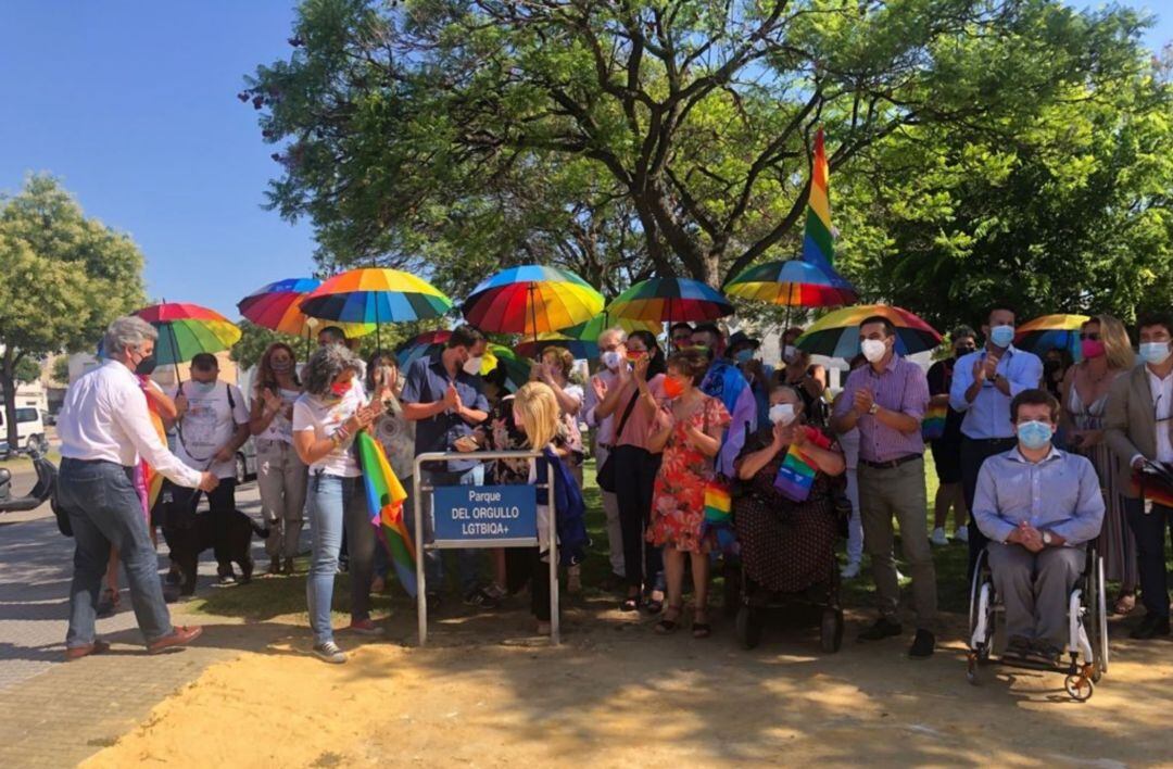 Inauguración del Parque del Orgullo LGTBIQA+