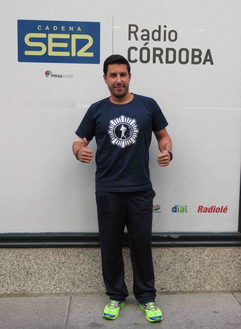 Rafa Prieto durante su visita a Radio Córdoba 