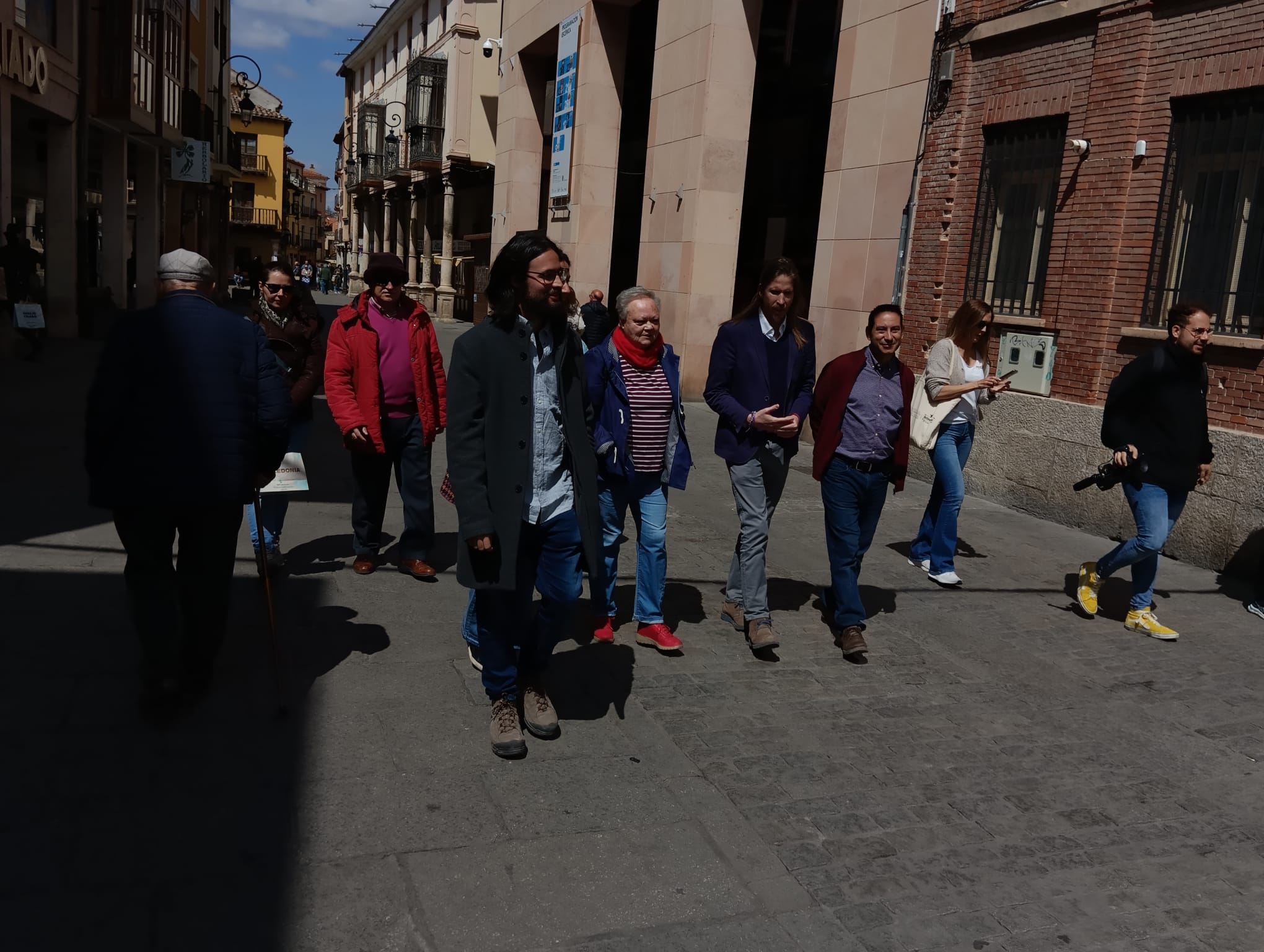 Visita del procurador de Unidas Podemos