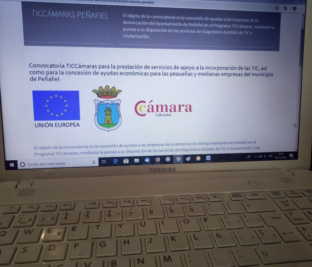 El programa Tic Cámeras ayudará  a la implantación de nueva tecnología en las empresas de la villa