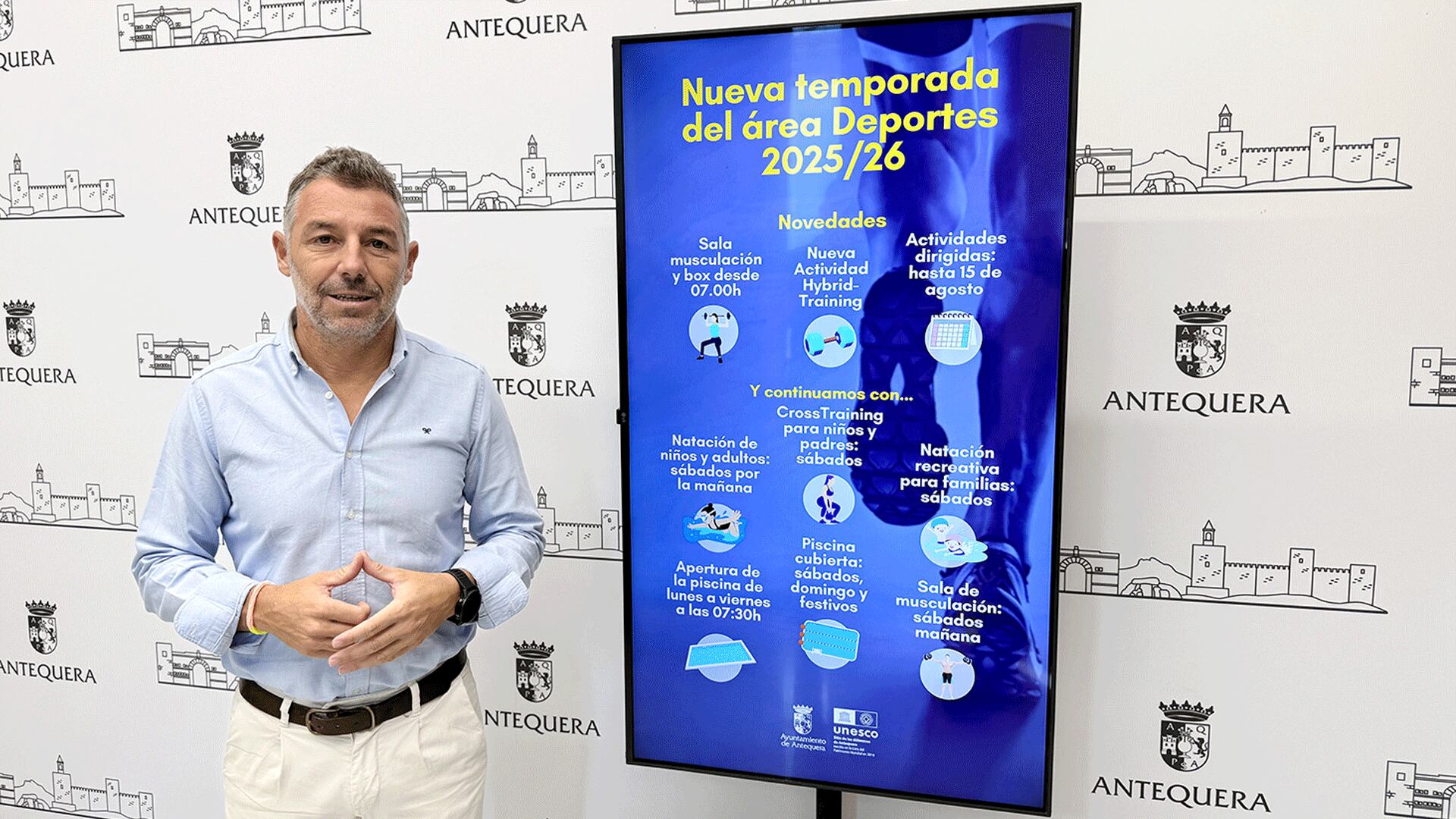Presentación de la temporada deportiva 2025/26 en Antequera