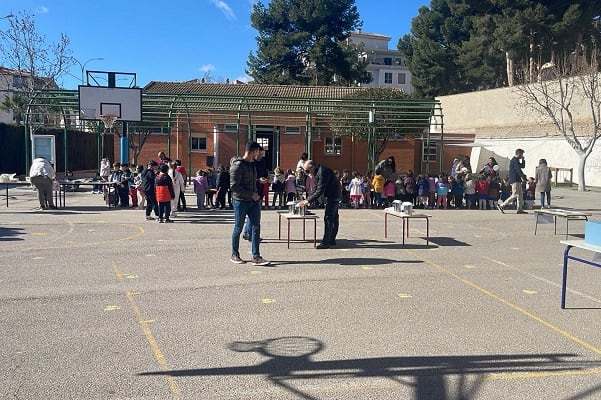 Patio del colegio Alberto Sols