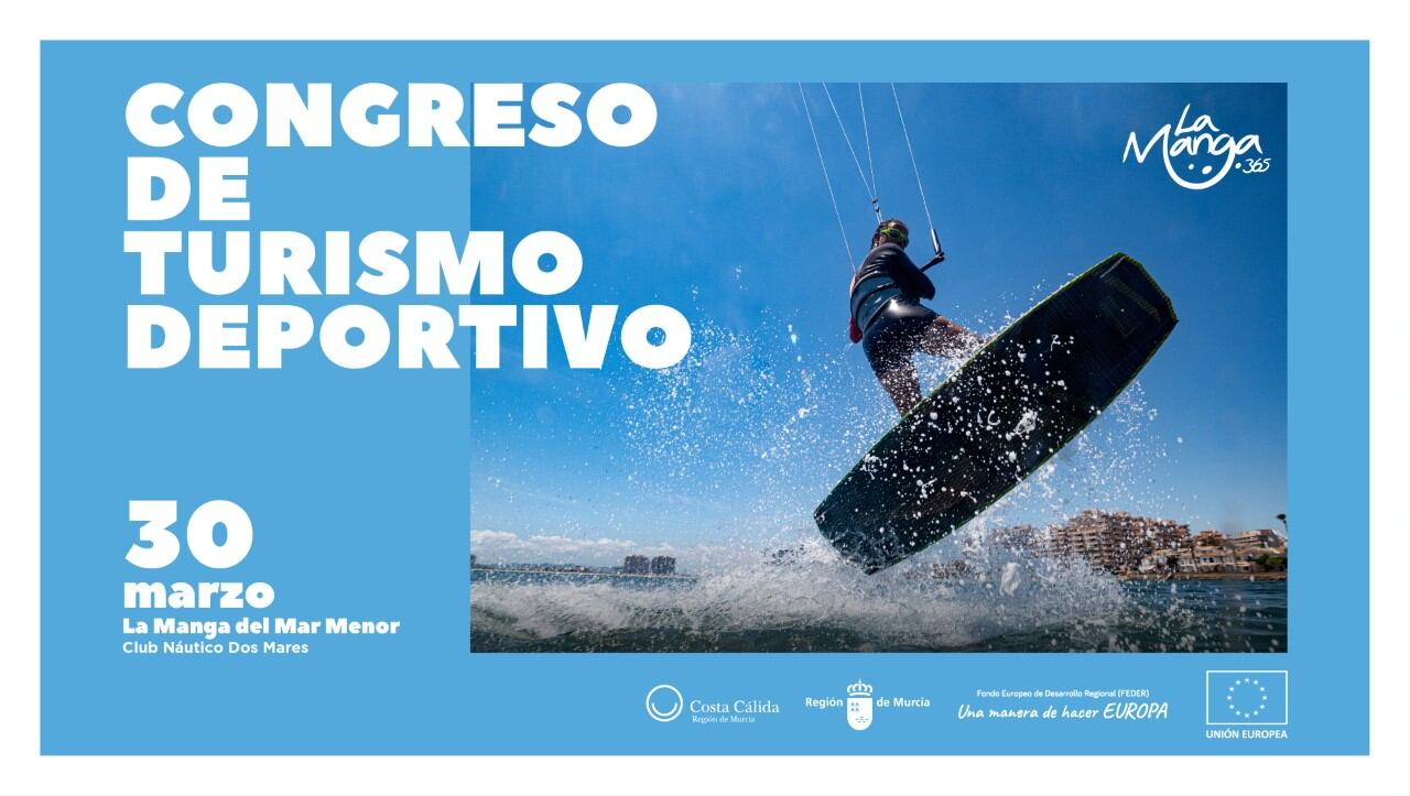 Cartel Congreso de Turismo deportivo en La Manga