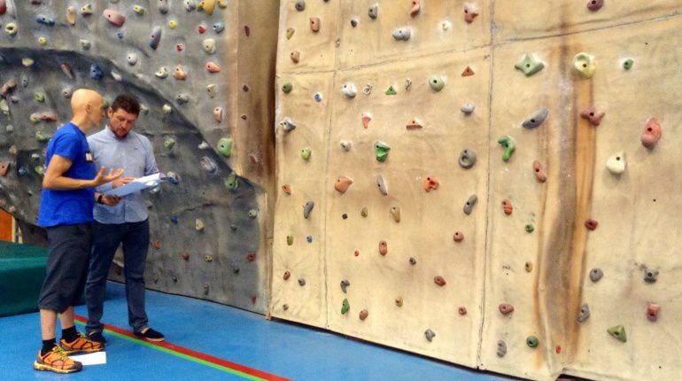 Un rocódromo en Torrelavega