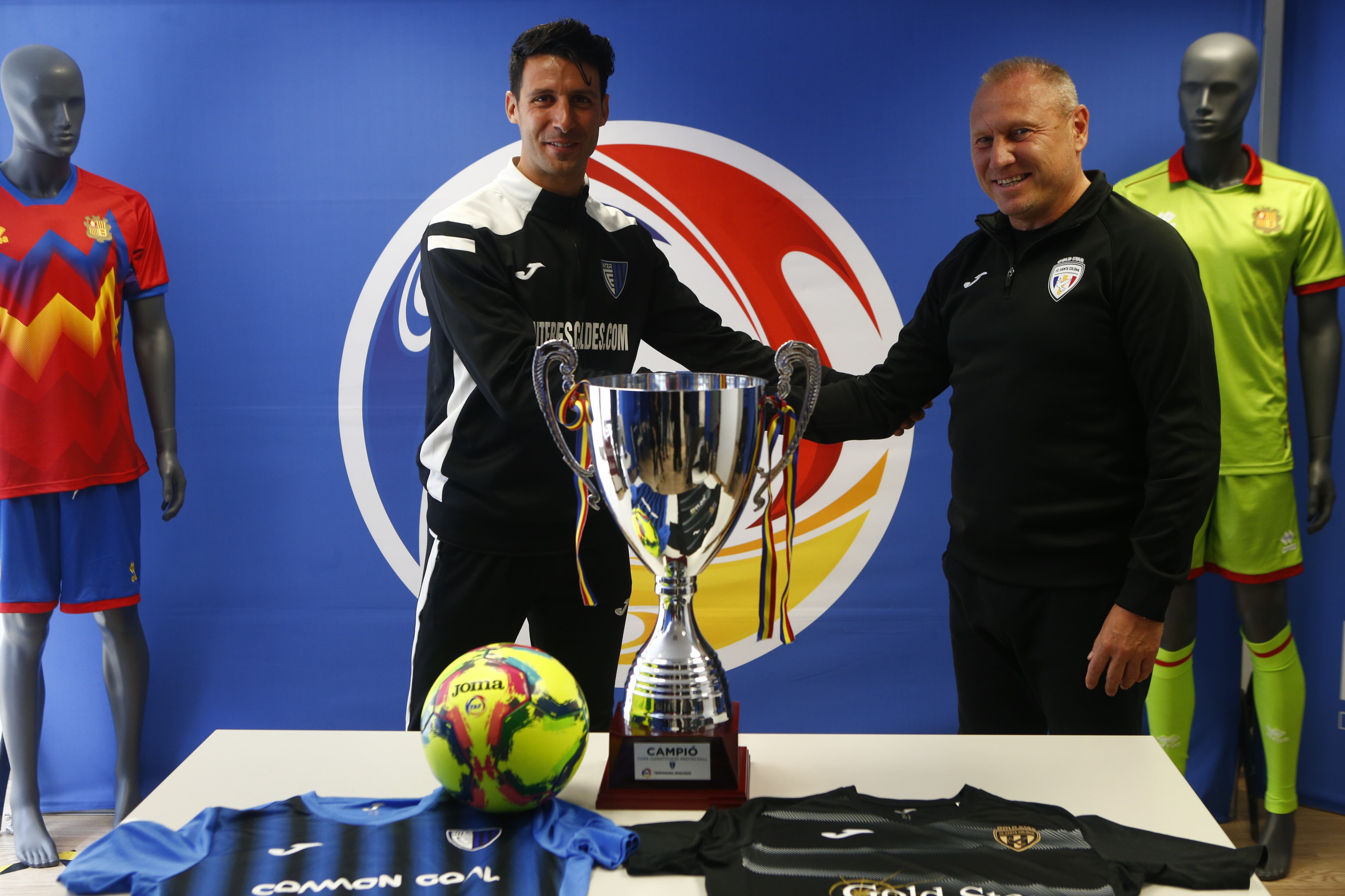 Otger Canals i Dimitry Cheryshev en la prèvia de la Copa Constitució.