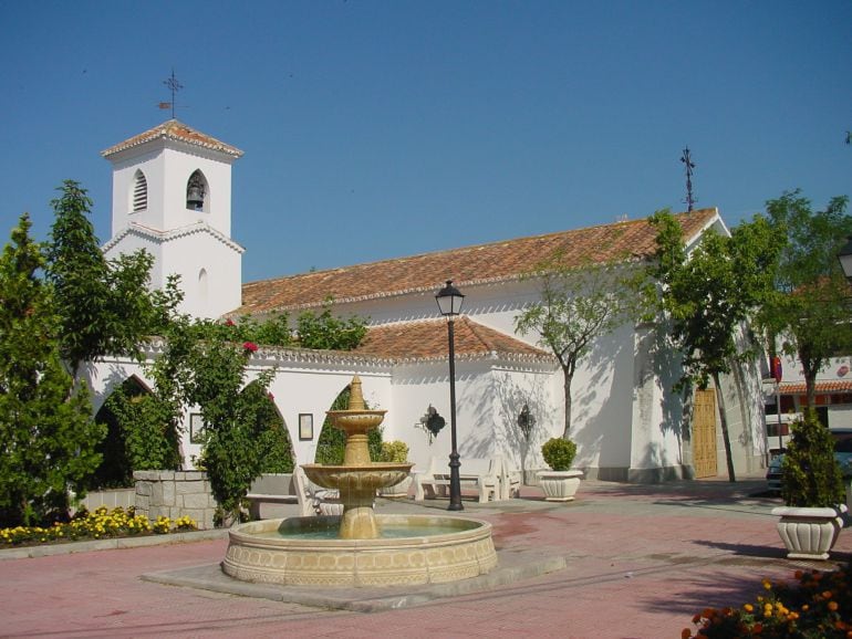 Fuente y Plaza en Villanueva del Pardillo.