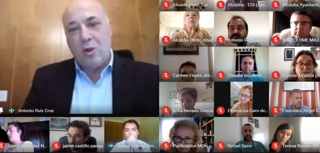 Imagen del consejo de alcaldes y alcaldesas de hoy.