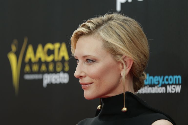 La actriz Cate Blanchett en la entrega de premios AACTA.