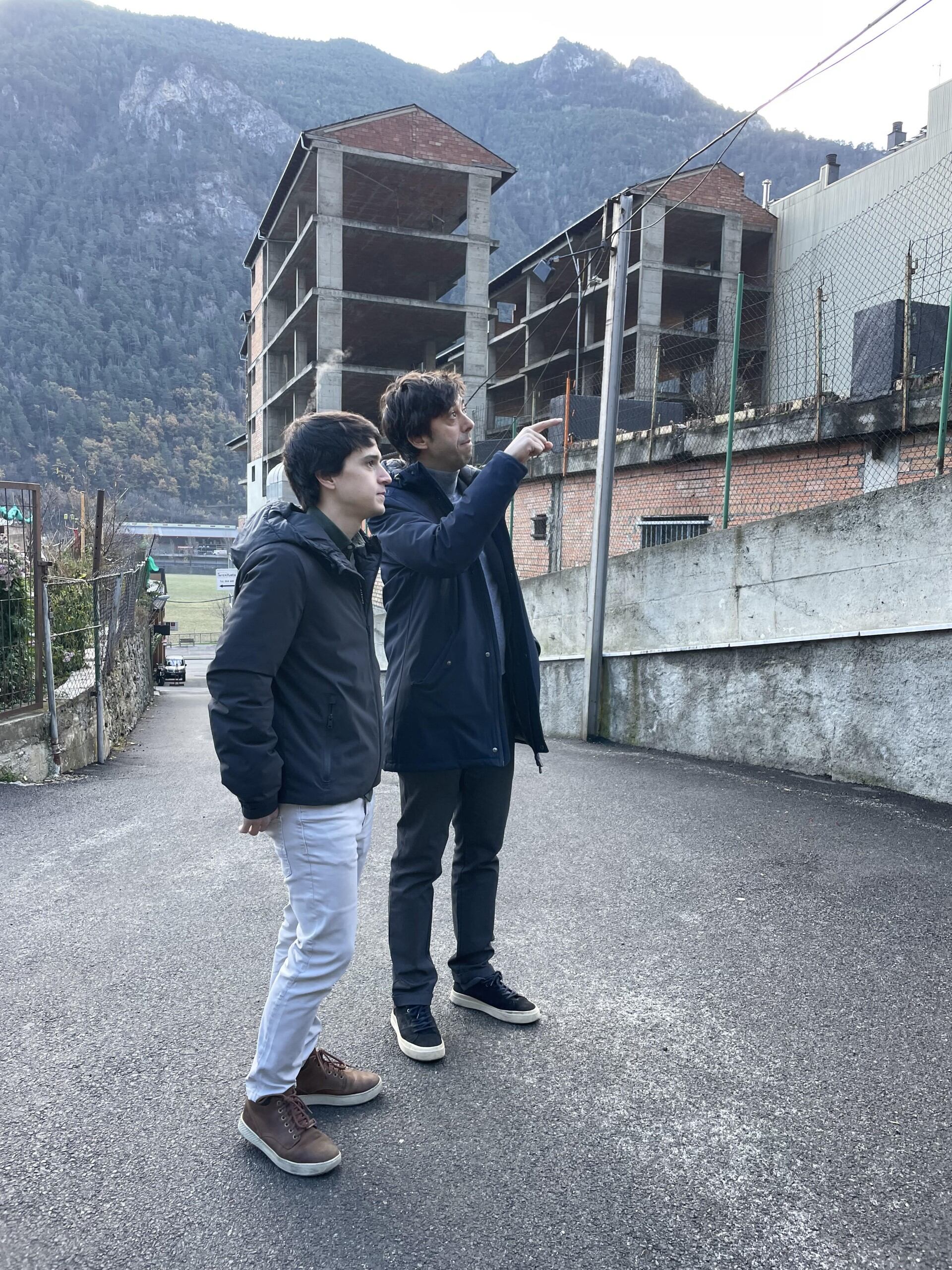 Els integrants d'Enclar durant l'acte d'avui.