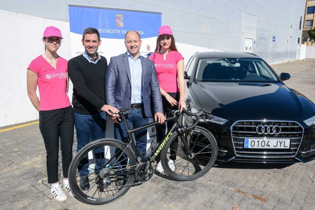 Sergio Domínguez en la presentación de La Vuelta a Almería.