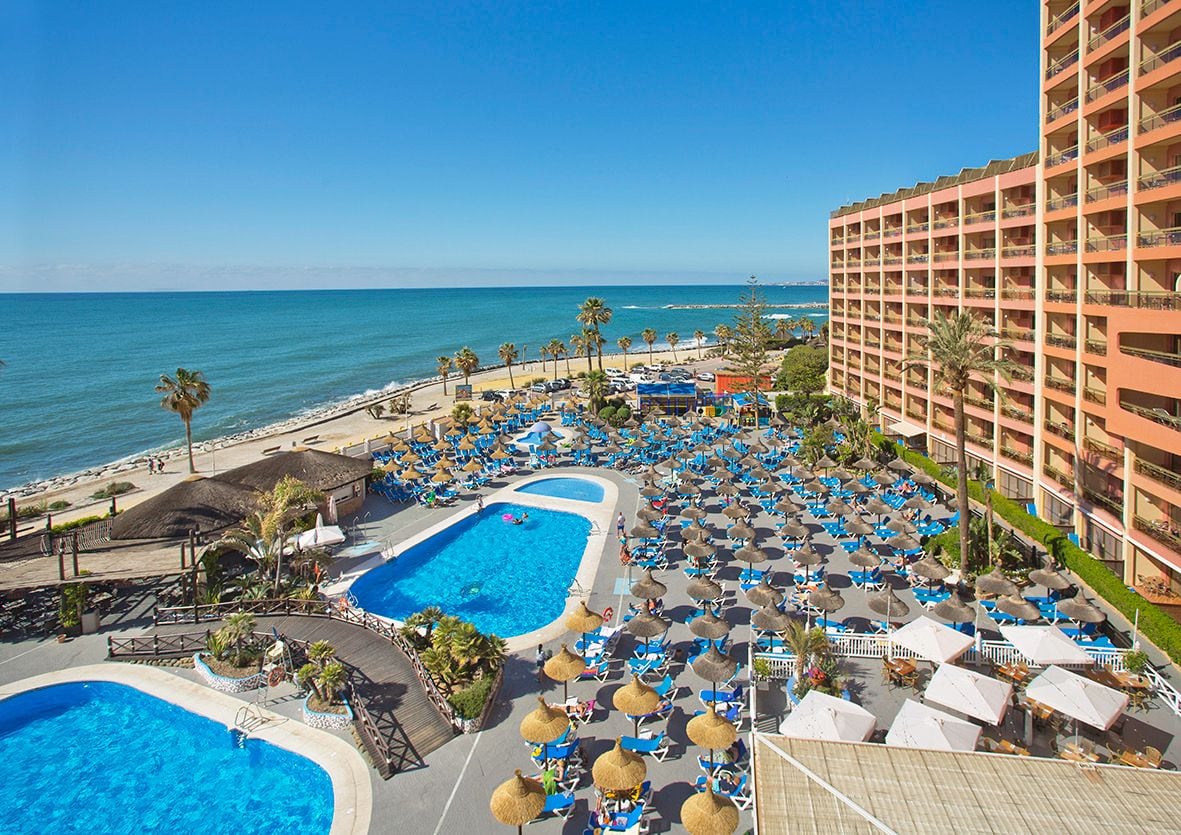 Uno de los hoteles de la Costa del Sol