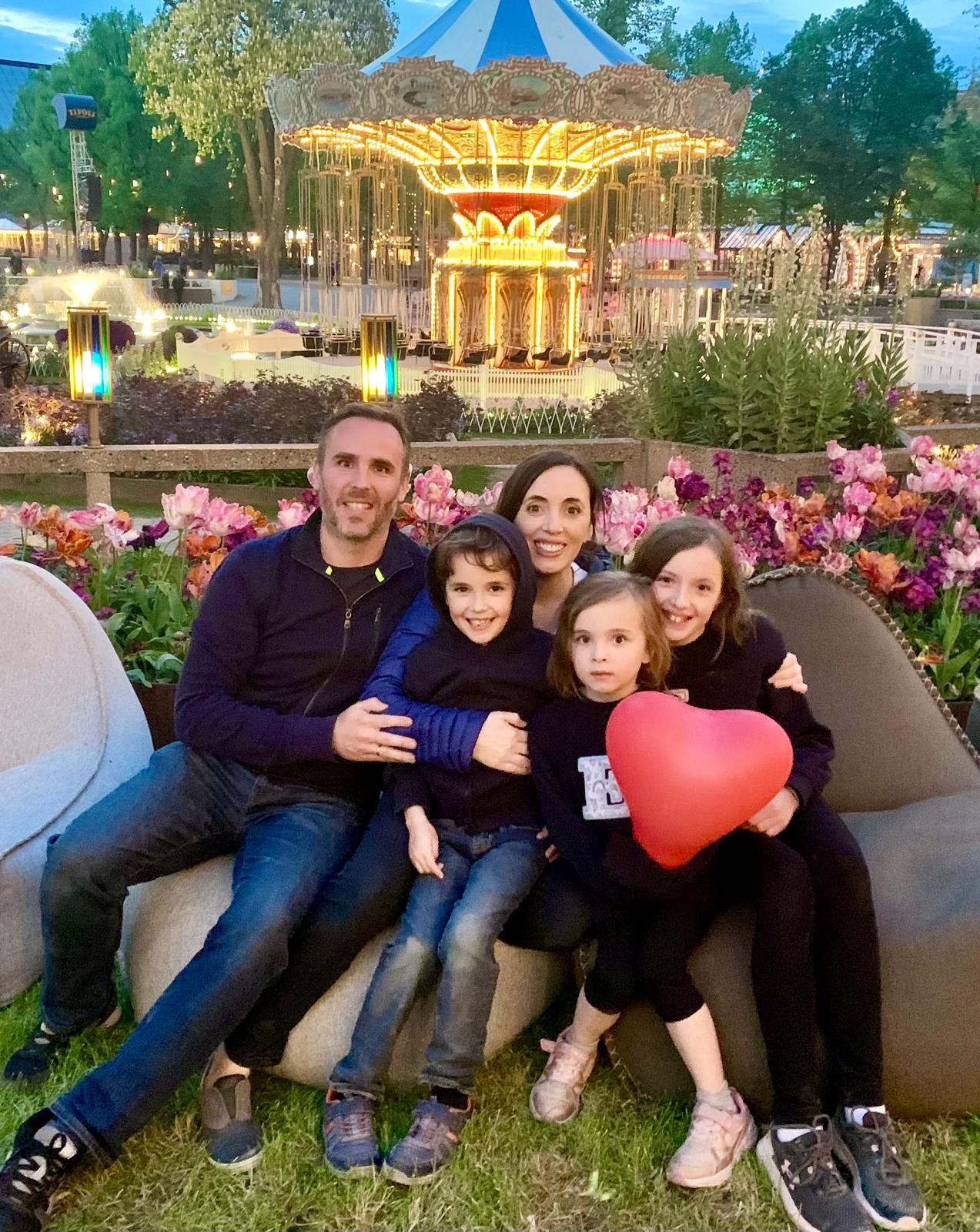 De vacaciones con la familia en Copenhague 