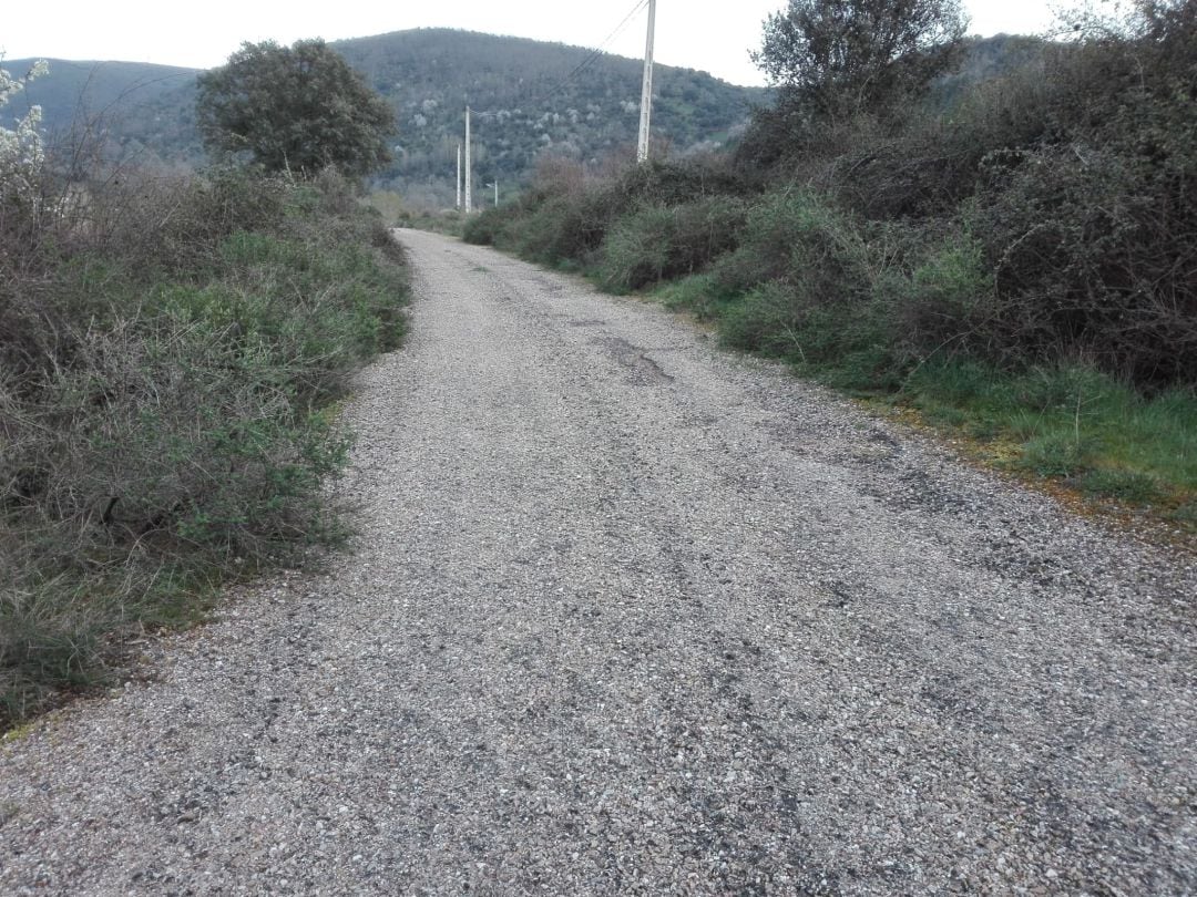 La carretera del abandono, entre Linarejos y Villarino de Manzanas