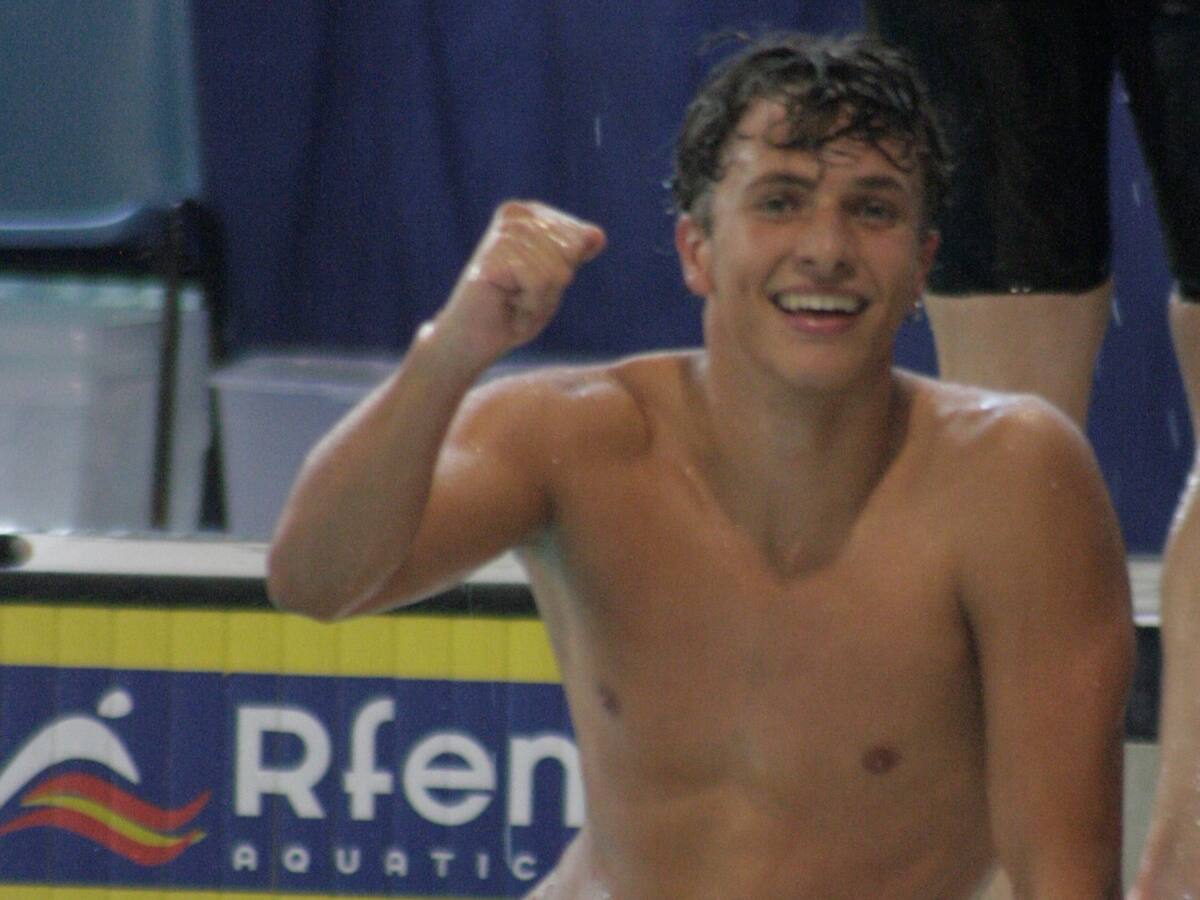 Mikel Bonal, campeón de España absoluto joven y subcampeón de España absoluto en 100 m braza