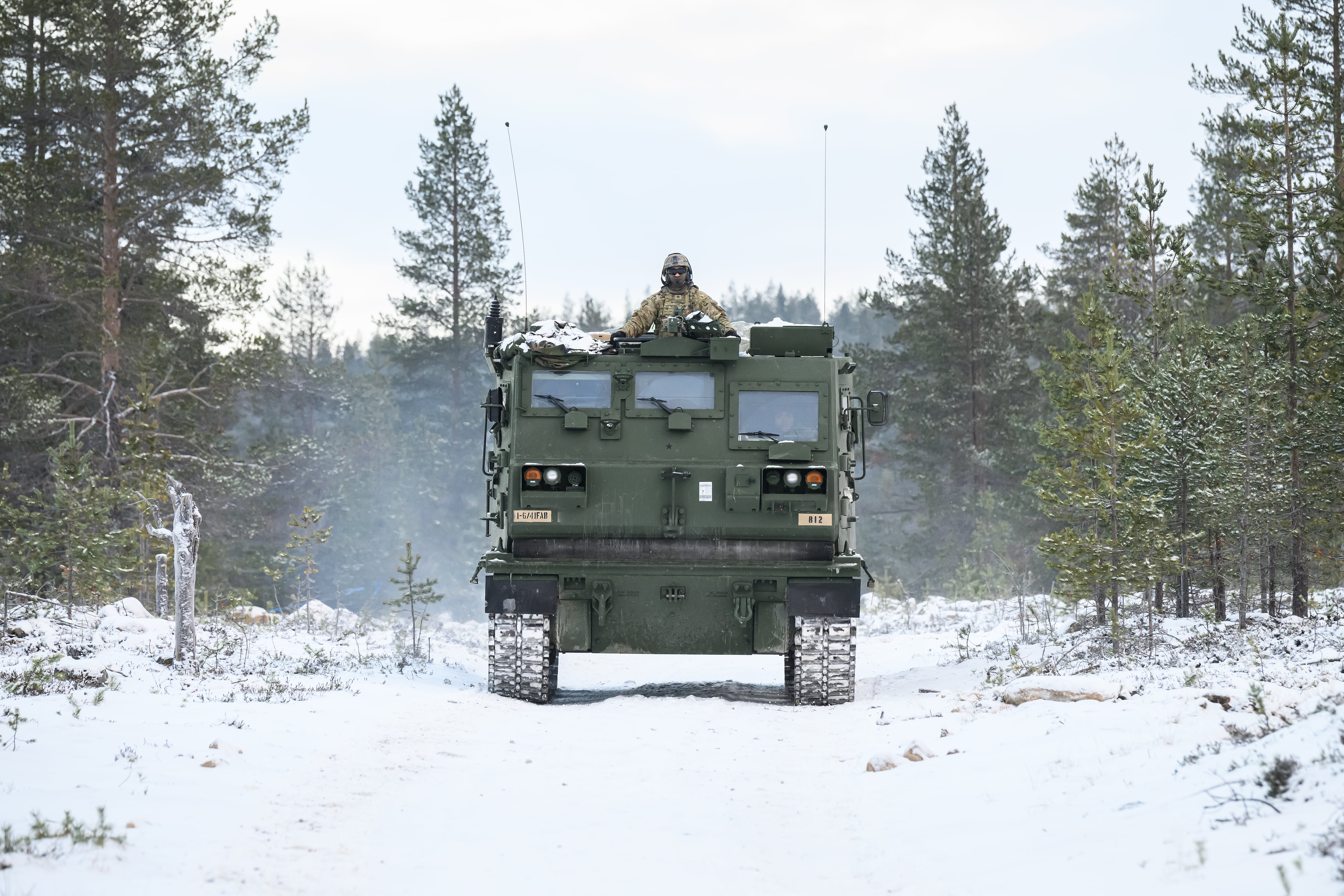 Maniobras militares de la OTAN en Heinu, Finlandia, el pasado mes de noviembre