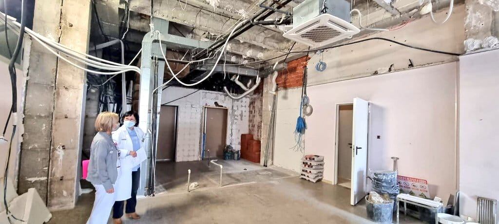 Visita a la zona en obras