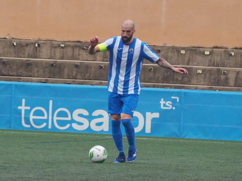 Iván Malón durante un partido