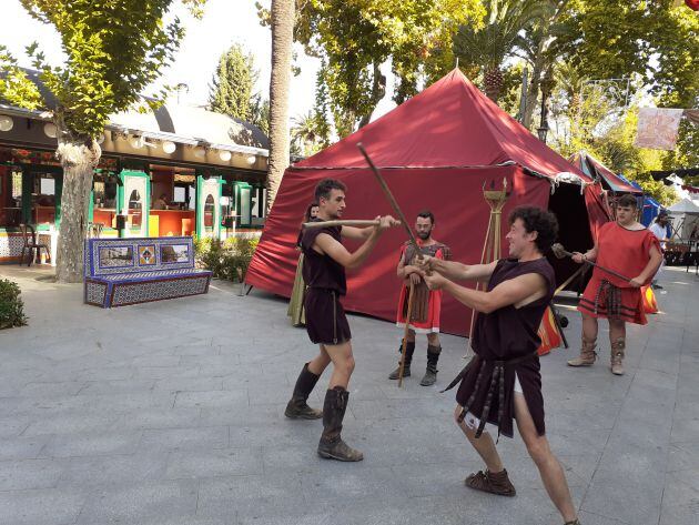 Entrenamiento en Campamento Romano.