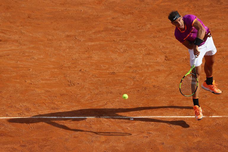 Nadal, durante un partido