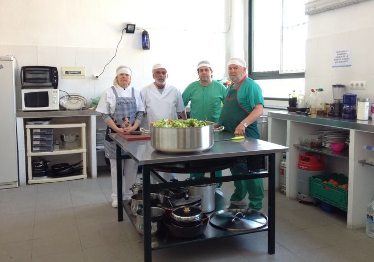 Voluntarios del comedor del Rey Heredia en una imagen de archivo