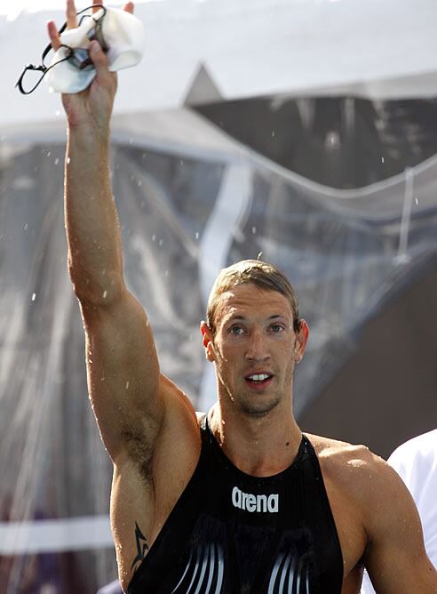 El nadador francés Alain Bernard