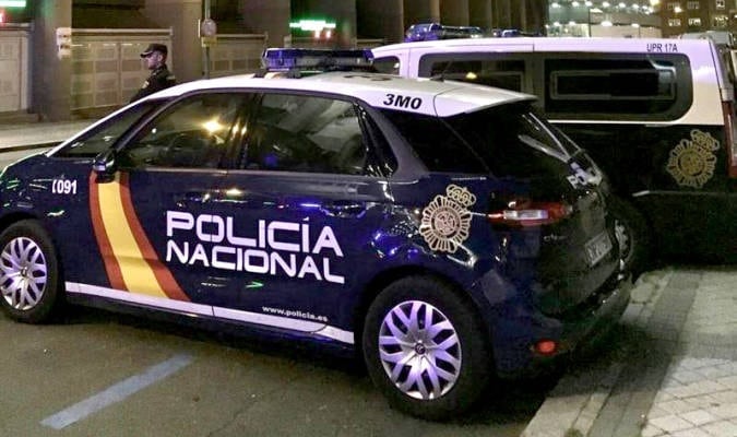 Efectivos de la Policía Nacional en Marbella