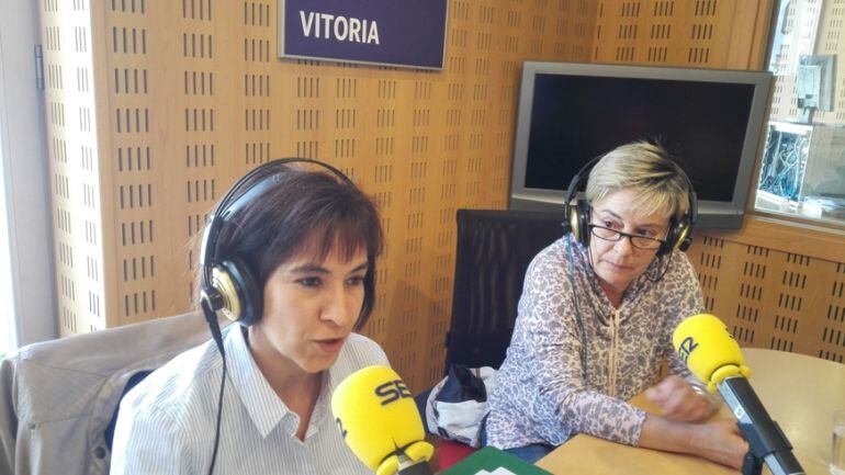 Arantza y Lourdes, del sindicato SATSE