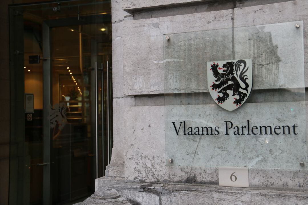 L&#039;entrada al Parlament de Flandes