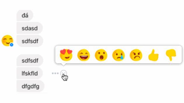 Las reacciones a mensajes en Messenger incorporan el &#039;No me gusta&#039;.