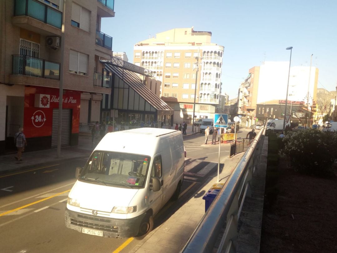 Sábado en el que no se instaló el mercadillo en Jaime Balmes