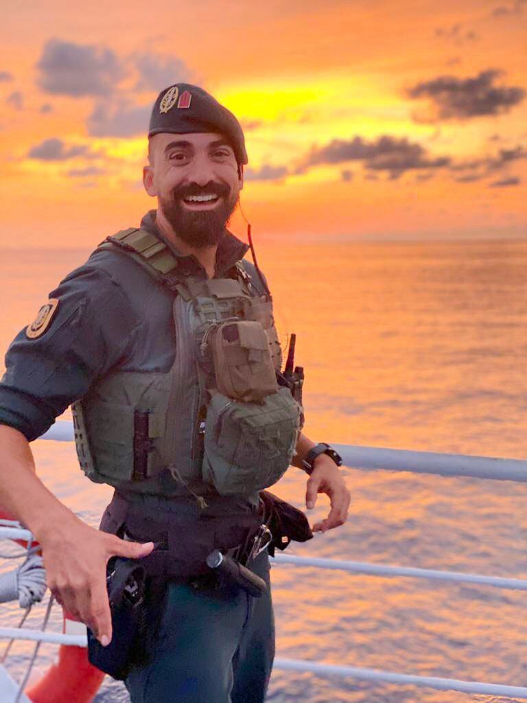 Fotografía de uno de los guardias civiles fallecidos, el cabo primero Eneko Lira, de 36 años y natural de Barakaldo (Bizkaia)