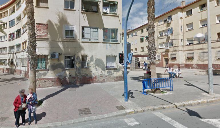 Viviendas en la plaza de la División Azul