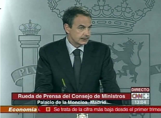 El presidente del Gobierno ha comparecido hoy en rueda de prensa tras el Consejo de Ministros extraordinario para presentar su paquete de medidas para afrontar la situación de crisis económica