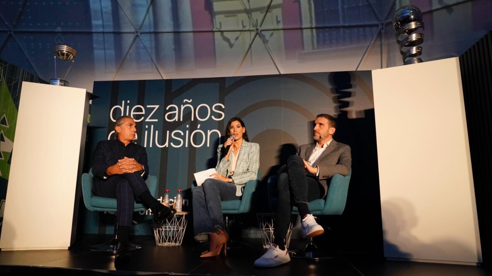 Ibon Navarro y Sergio Scariolo en la ponencia organizada por la Fundación Unicaja