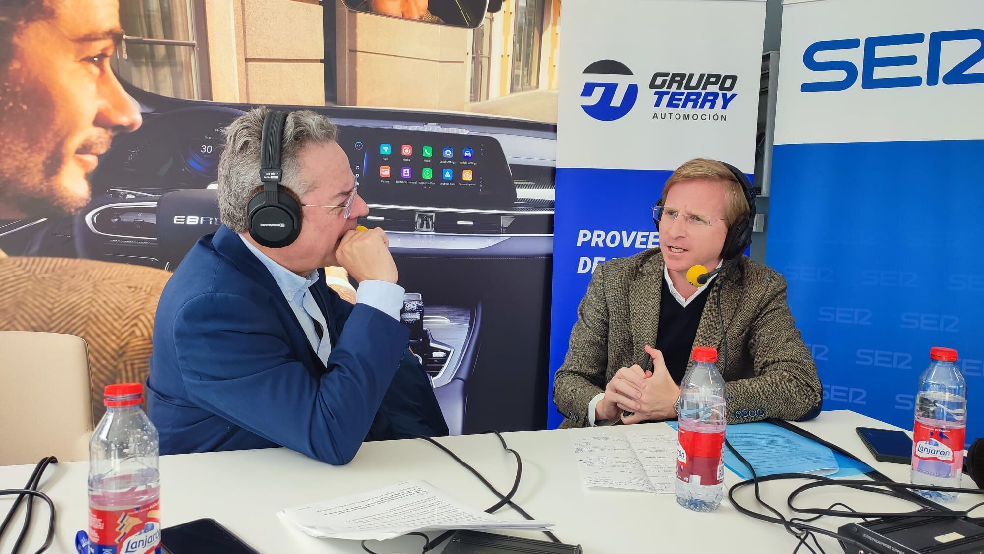 Juan Ignacio Fernández, director general de Terry Automoción y Salomón Hachuel