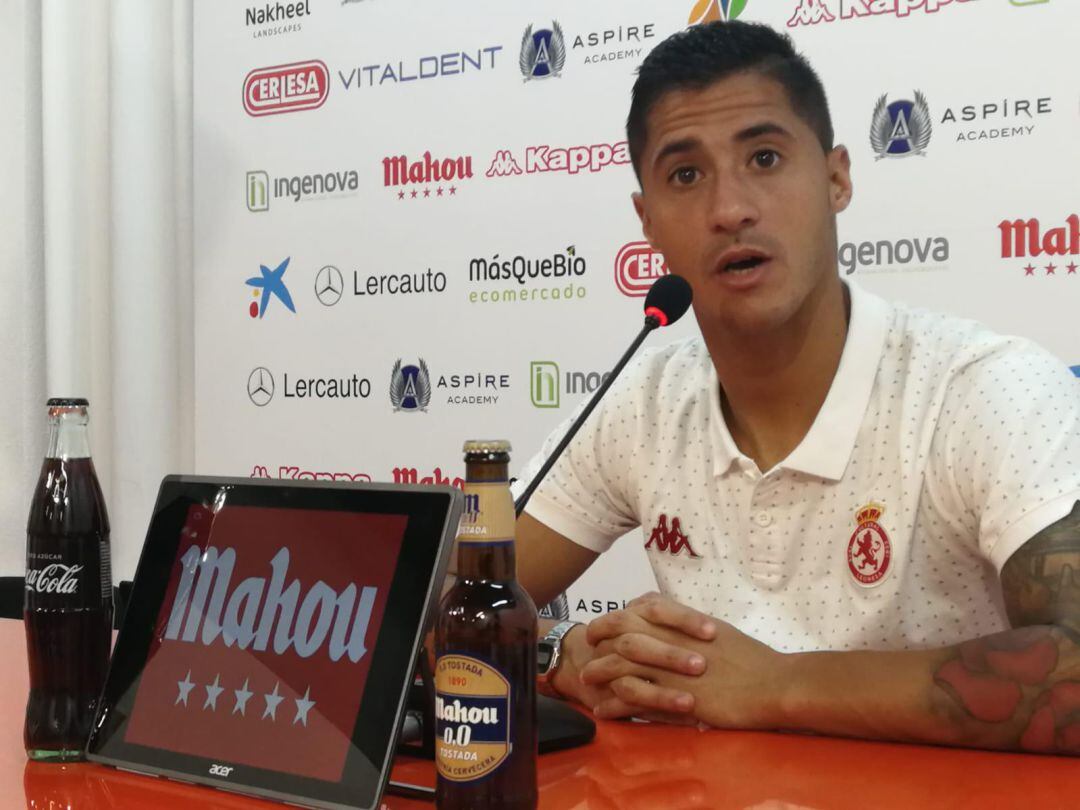 Hugo Rodríguez en su comparecencia ante los medios