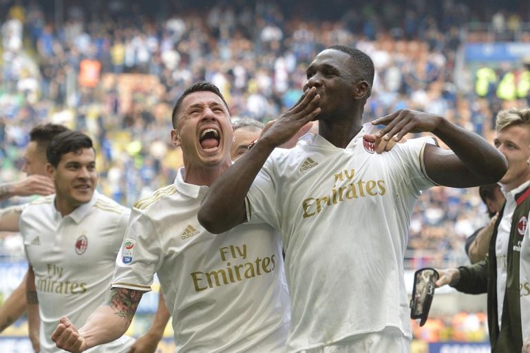 Zapata celebra el empate en el minuto 96