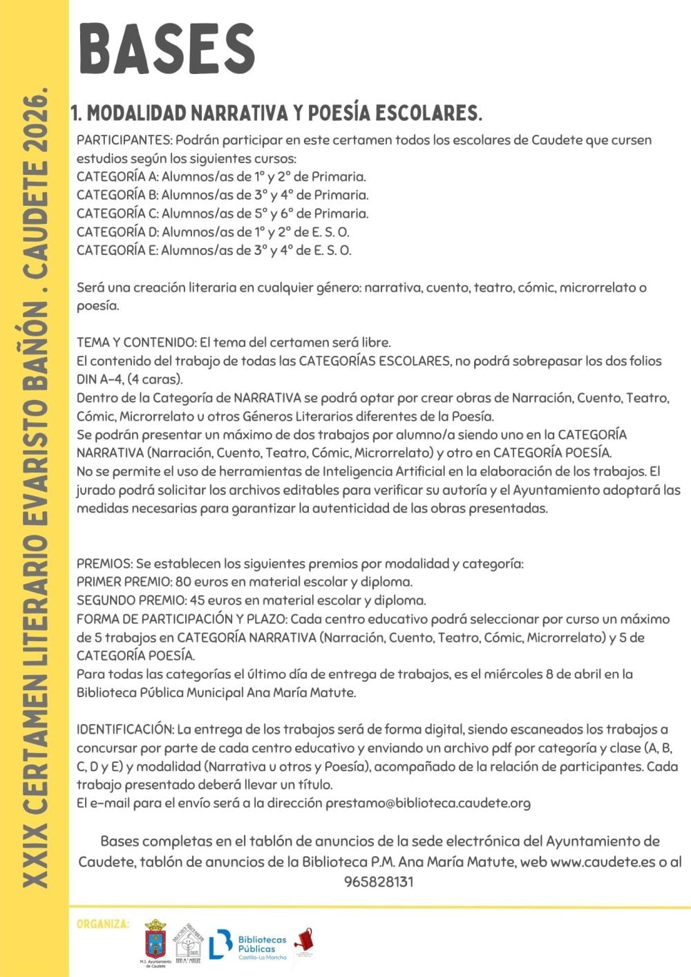 bases de la convocatoria