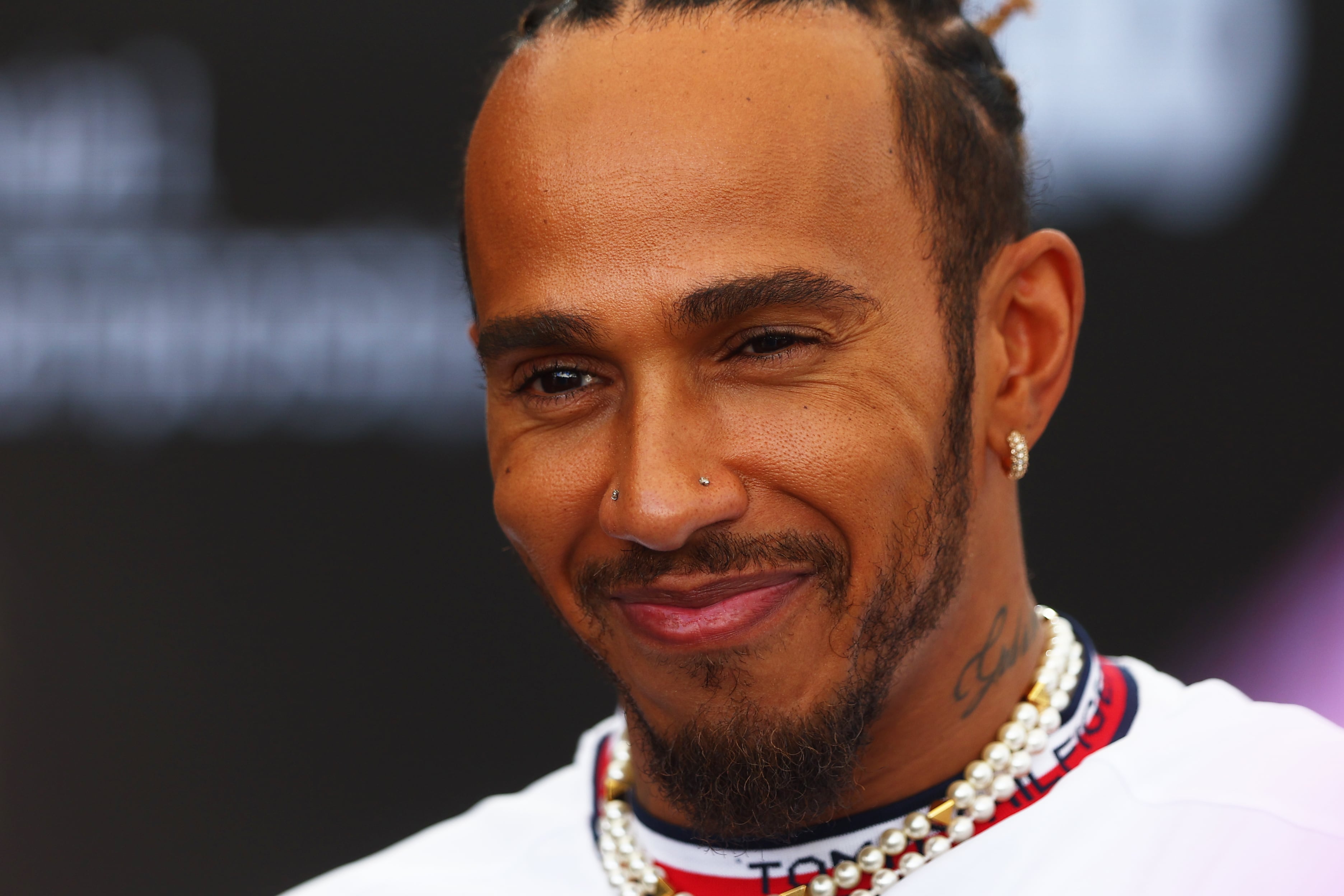 Lewis Hamilton en el GP de Abu Dabi 2023