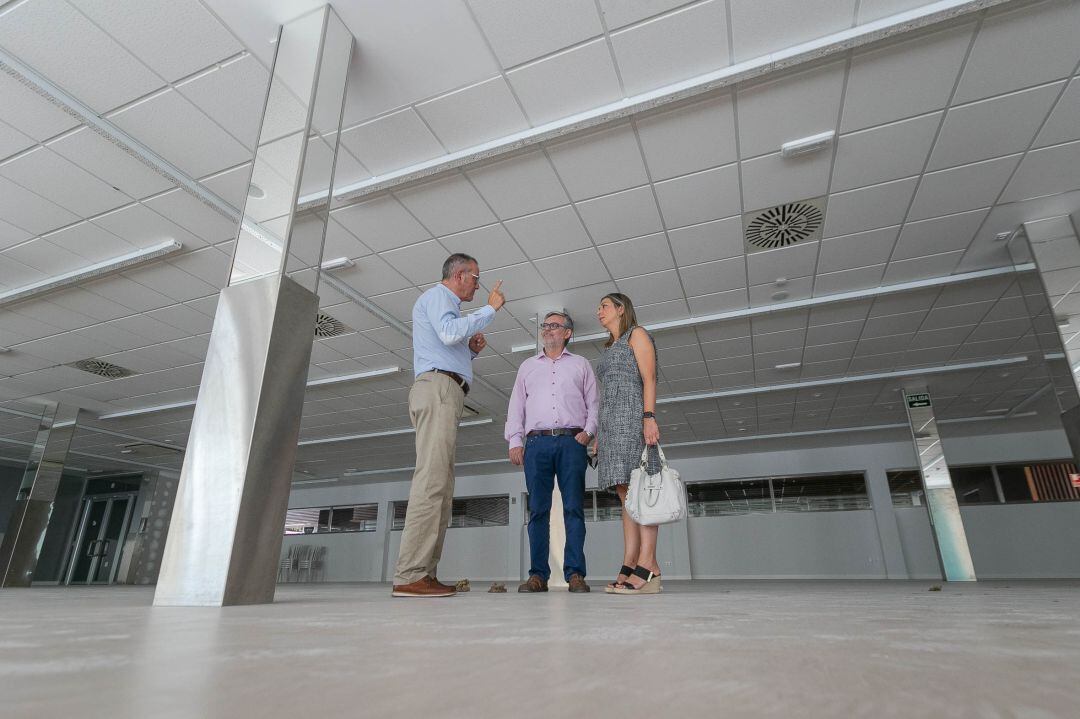 Espacio donde se ubicará el Fira Mercat de Gandia. 