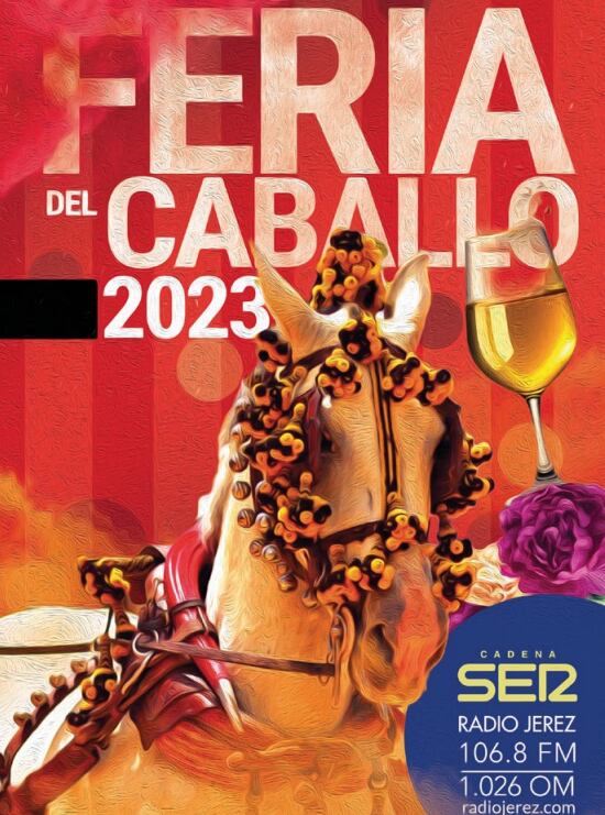 Portada revista Feria del Caballo 2023 editada por Radio Jerez Cadena SER