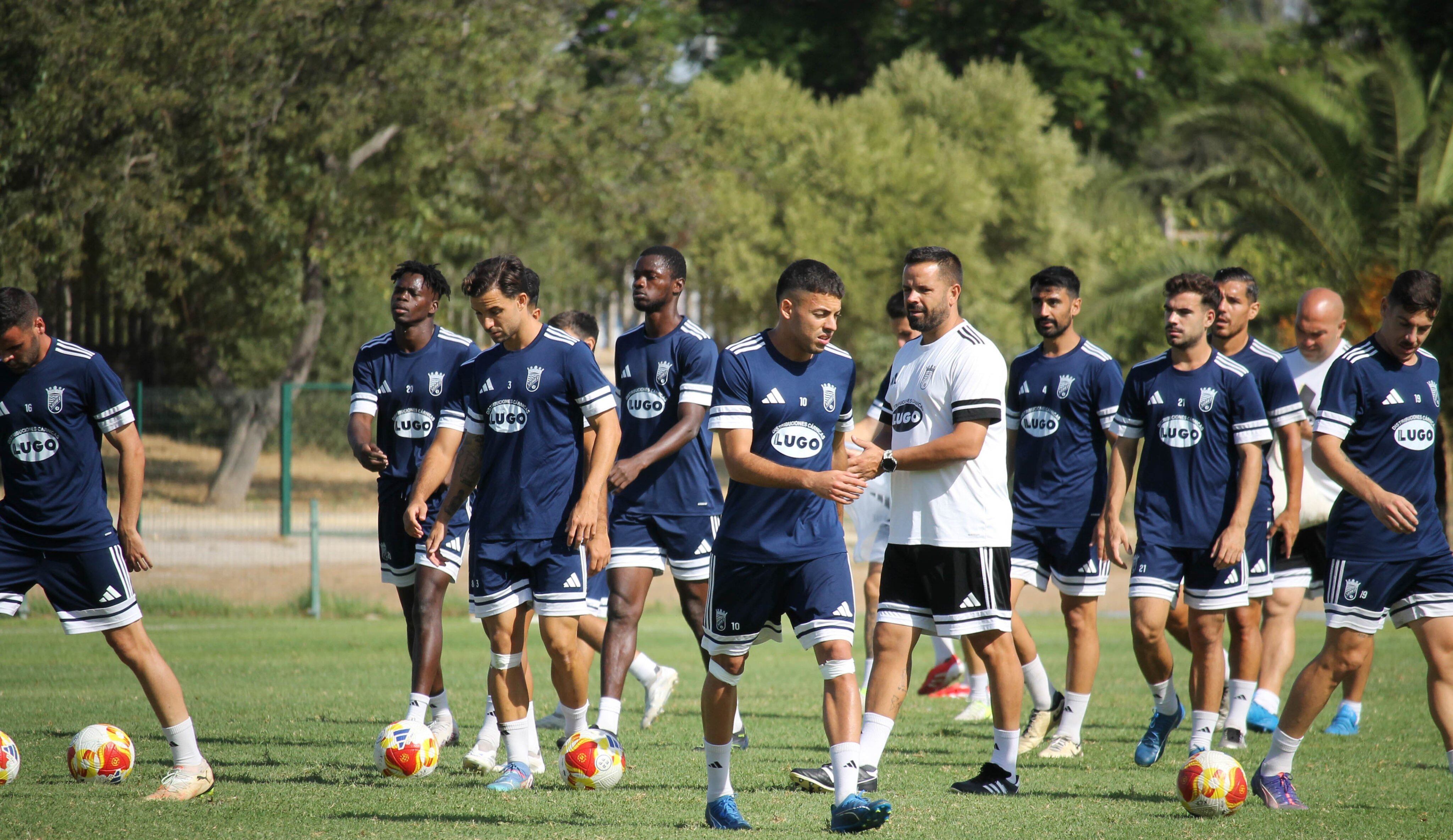 Imagen entrenamiento del Xerez CD en el Anexo a Chapín
