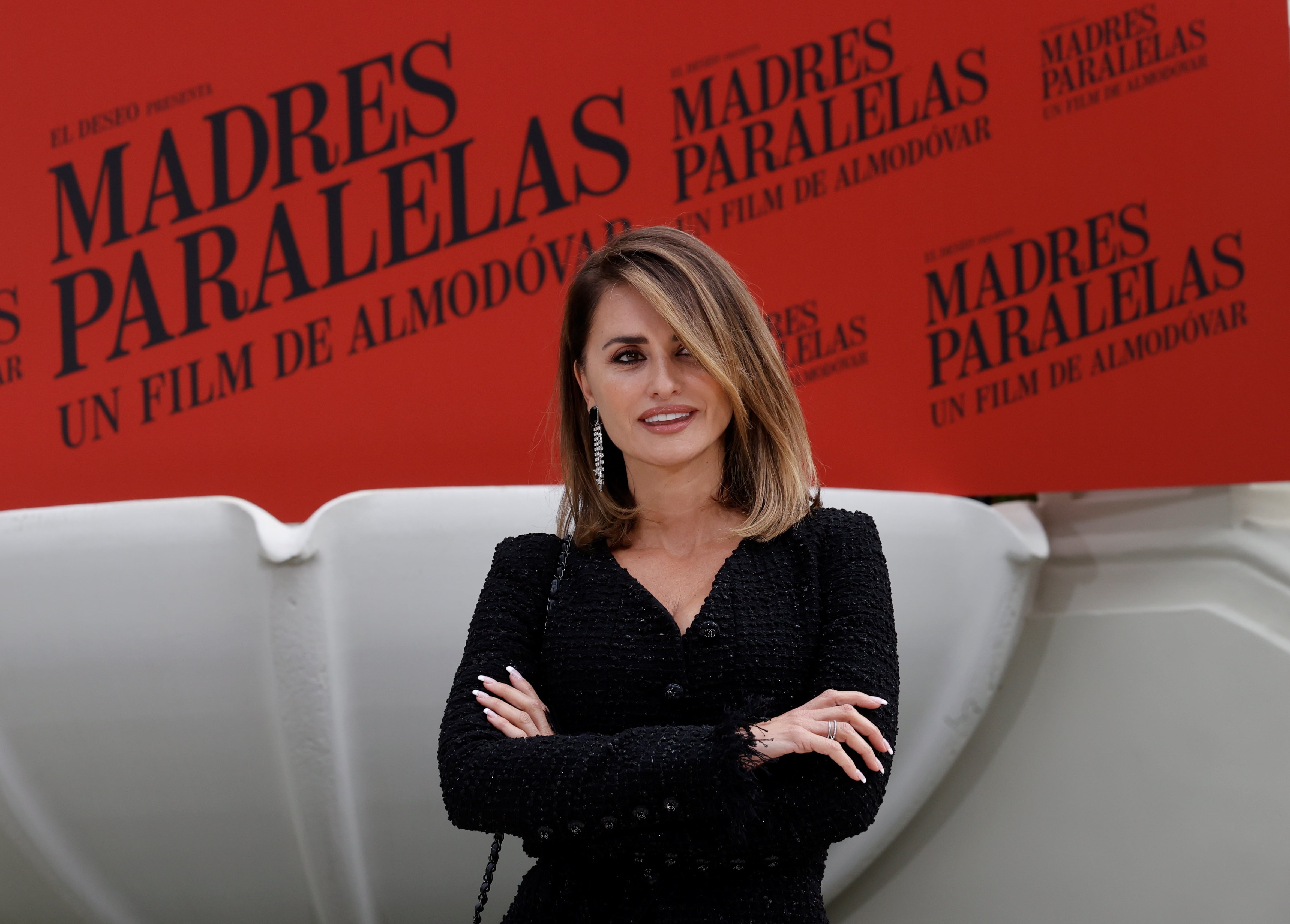 La actriz Penélope Cruz durante la presentación de &#039;Madres paralelas&#039; en el Hotel Ritz de Madrid.